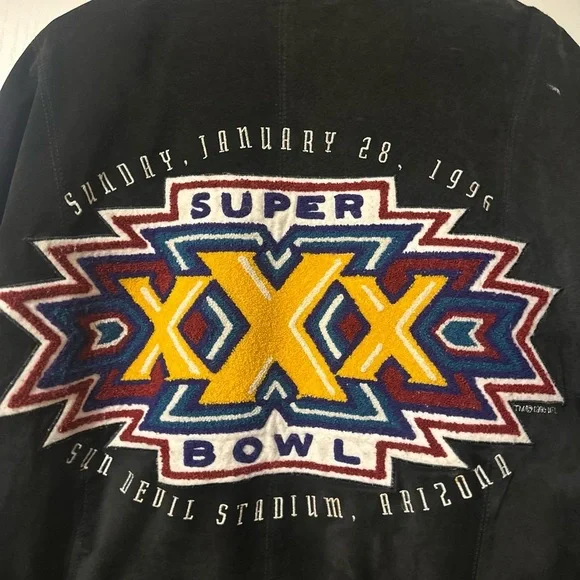 Super Bowl XX Jacket with Colorful Embroidery